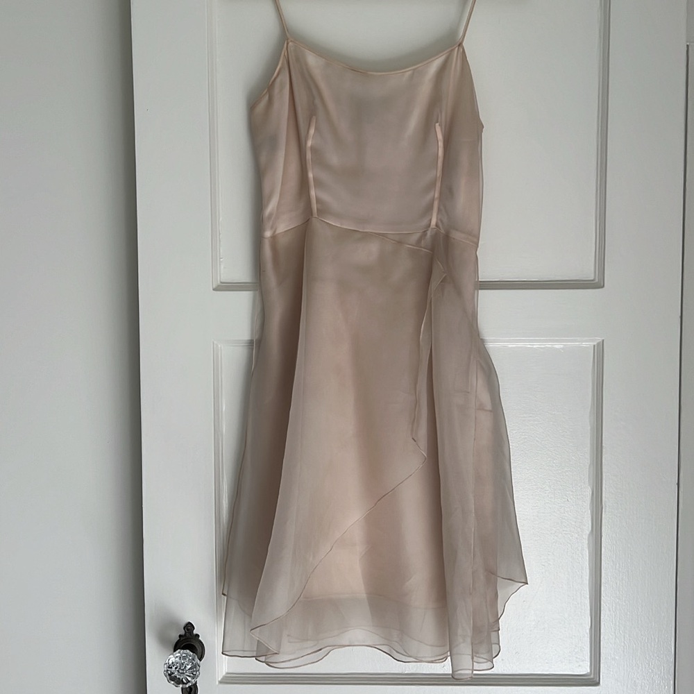 Morgane Le Fay New York Carrie Bradshaw Baby Pink Silk Dress
